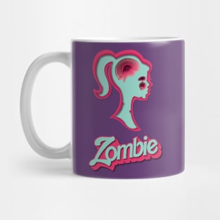 Zombie Barbie Parody (no background) Mug